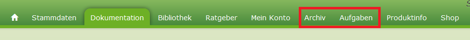 Menü der PLUS-Version